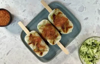 Paletas de Limón con Pepino