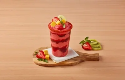 Frappé de fresa