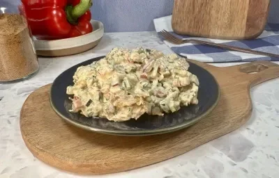 Ensalada de Papas Crujientes