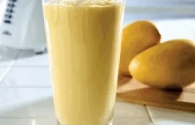 frappé de mango y vainilla