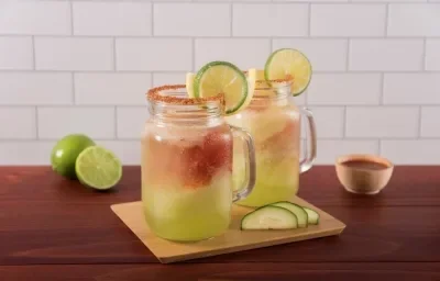 Limonada de pepino y chamoy