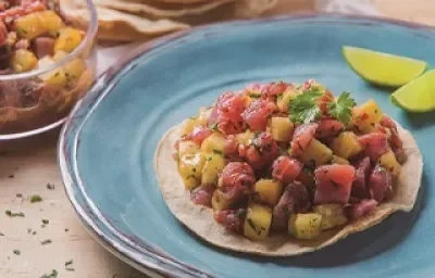 Aguachile con piña