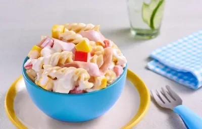 Pasta Tornillitos con Mango