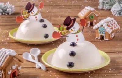 Muñecos de Nieve de Coco