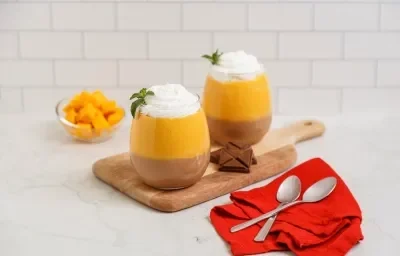 Mousse de Mango con Chocolate