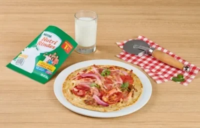 Mini pizza saludable