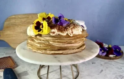 Pastel de Crepas Tiramisú