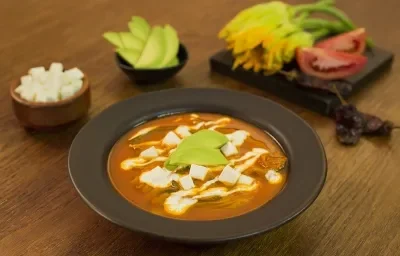 Sopa de flor de calabaza