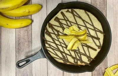 Pan de Plátano en Sartén