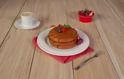 Hot cakes de chocolate