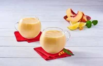 Atole de Naranja con Durazno