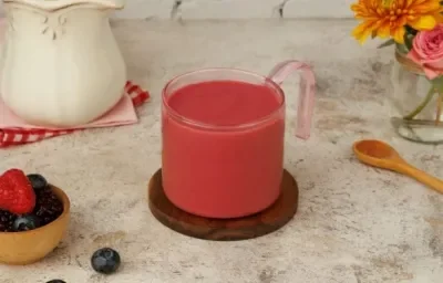 Atole de Frutos Rojos