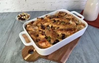 Budín de Frutos Secos con Chocolate