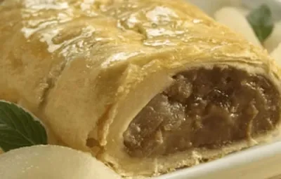 Strudel de pera y manzana