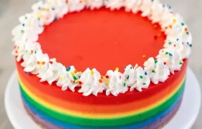 Cheesecake arcoiris