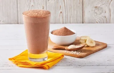 Licuado de choco-plátano