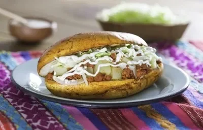 pambazo de chorizo y papa