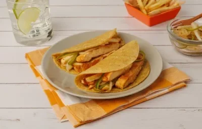 Tacos de Pollo con Papas