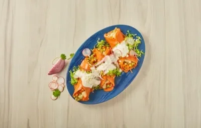 Enchiladas con vegetales