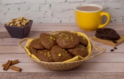 Galletas de pistache y ABUELITA® Cappuccino