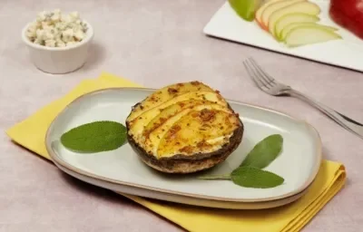 Portobello de Queso y Pera