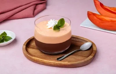 Mousse de Chocolate con Mamey