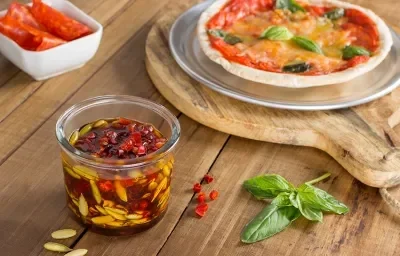 Salsa de pepita para pizza