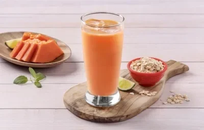 Agua de Papaya con Avena