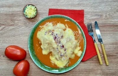 Enchiladas Suizas Rojas