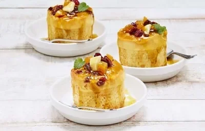 Flan de frutos secos