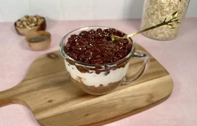 Overnight Oats de Chocolate Crujiente