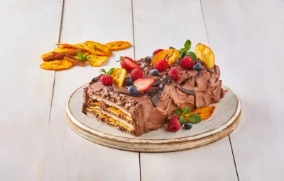 Sandwichón choco-plátano