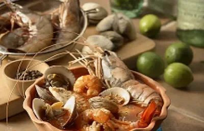 Caldo de mariscos