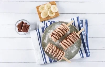 Paletas de Choco Plátano