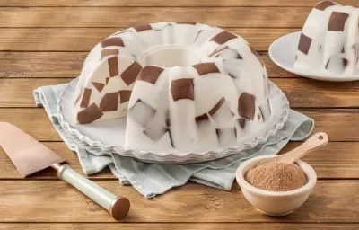 Gelatina de Chocolate con 3 Leches