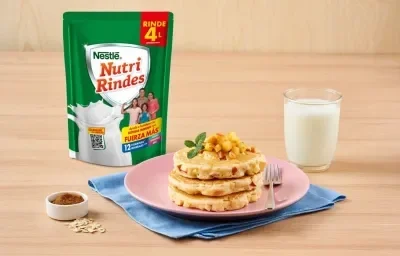 Hot Cakes de Avena con Manzana