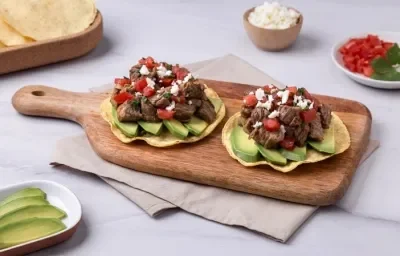 Tostadas de Arrachera