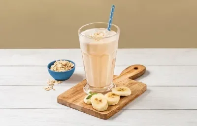 Licuado de Plátano con Vainilla