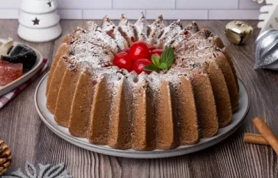 Rosca de Chocolate con Cereza