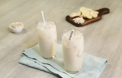 Agua de avena con plátano