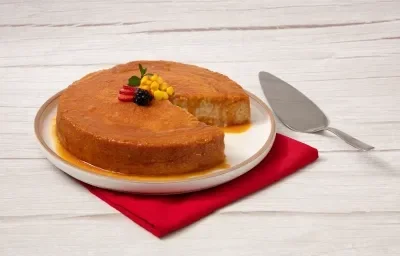 Flan de elote