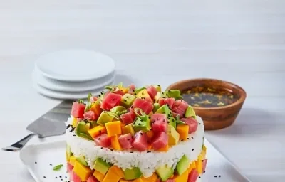 Sushi cake