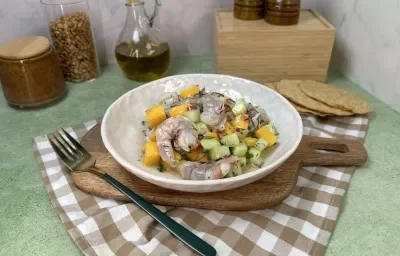 Ceviche Camarones Coco