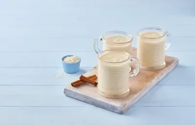 Atole de arroz con leche deslactosado