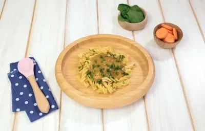 PASTITA con ESPINACAS preparada con GERBER®.