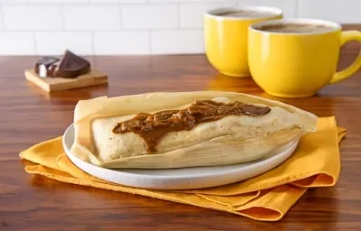 TAMAL de ARRACHERA preparado con Chocolate ABUELITA®