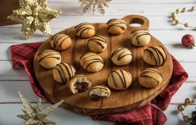 Galletas navideñas rellenas