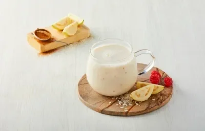 Atole de arroz con leche y guayabas deslactosado