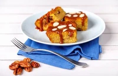 PAN de ELOTE con DULCE de LECHE preparado con LA LECHERA®