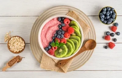 Smoothie Bowl de Frambuesas